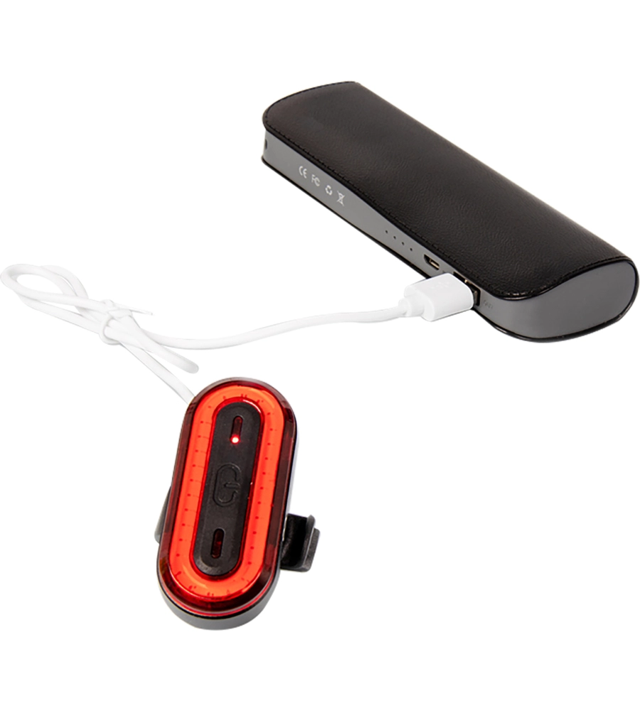 FANALINO POSTERIORE PER BICICLETTA SPARCO IN ALLUMINIO E SILICONE, 3 MODALITA' DI ILLUMINAZIONE